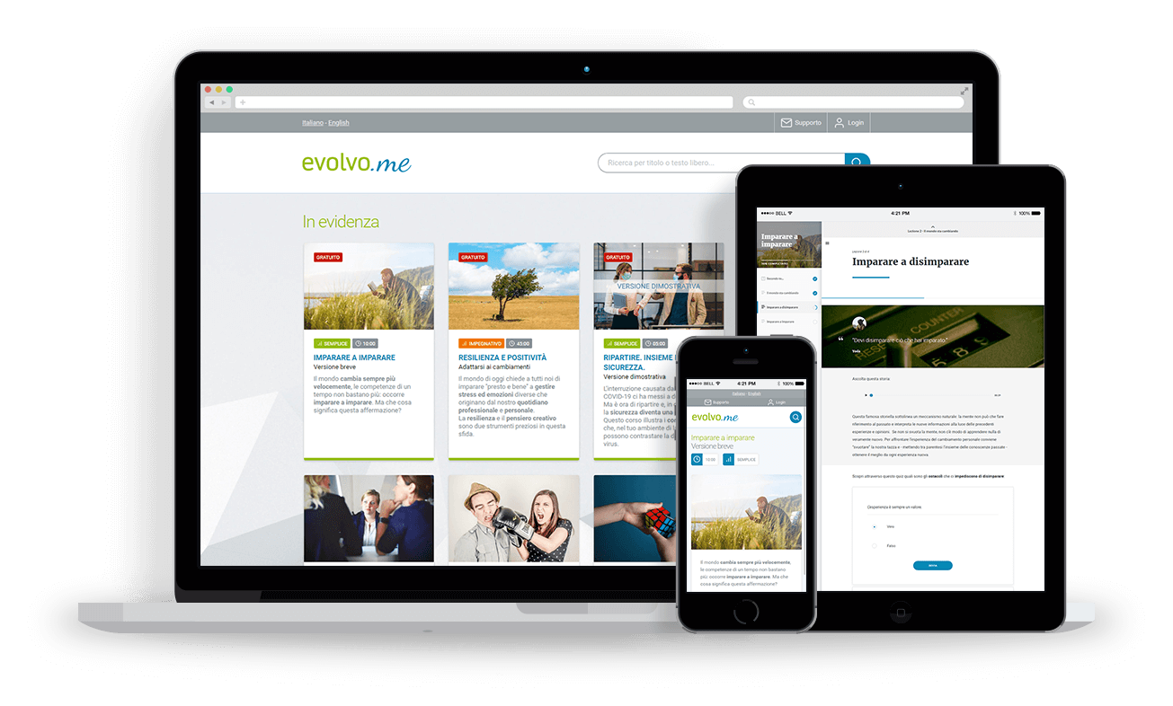 Screenshot Evolvo library